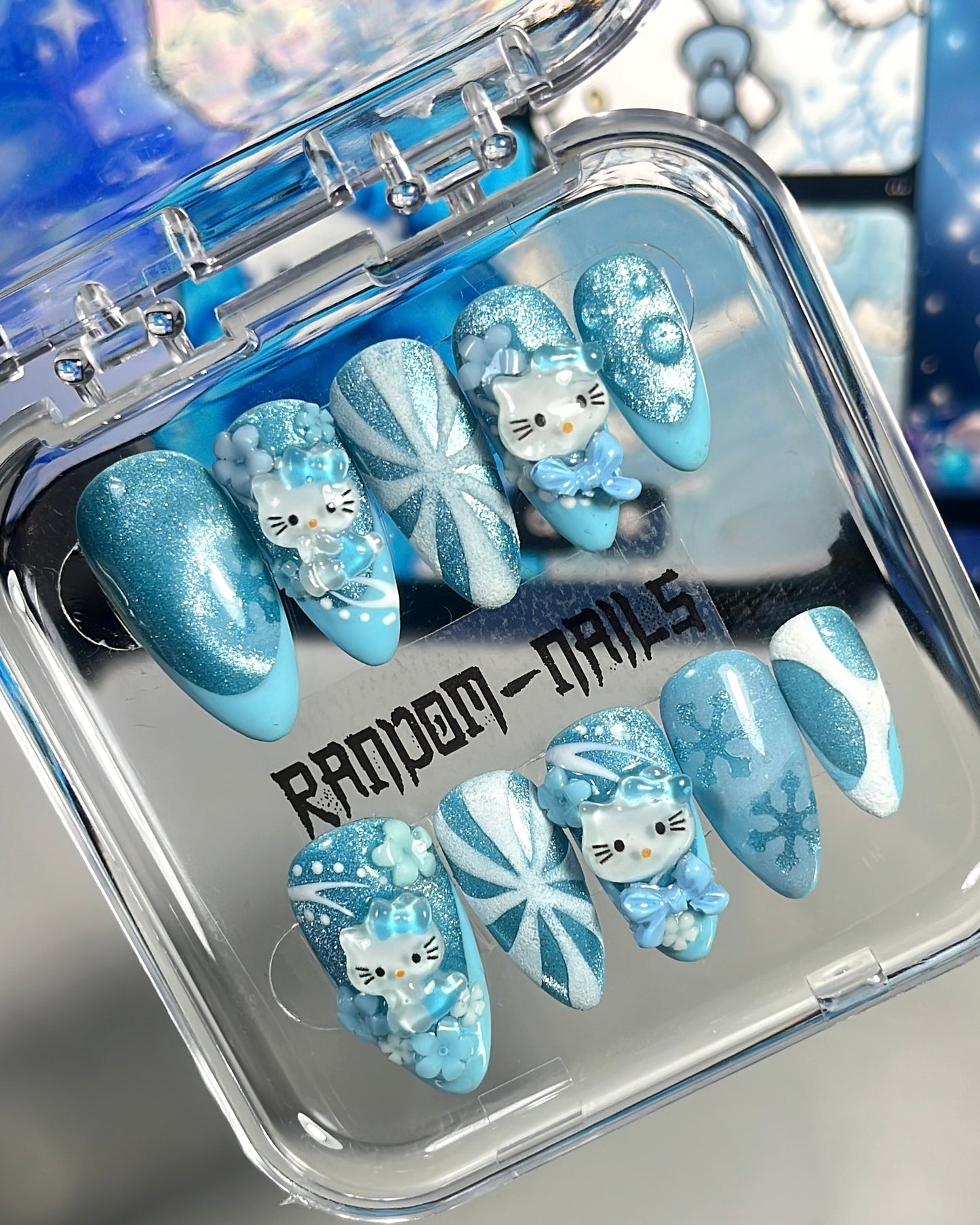 Blue Kitty Shine